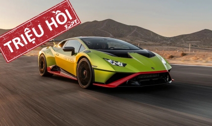 Triệu hồi Lamborghini Huracan STO do lỗi nắp khoang động cơ